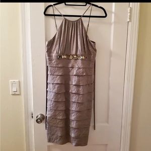 Burg Crepe Dress SZ 12